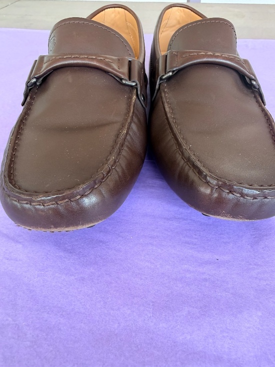 Tod\'s Brown Leather Men\'s Driving Loafers Size 6.5 main image 10